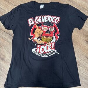 PW Crate Exclusive ROH - WWE El Generico Ole The Generico Luchador SizeL T-shirt